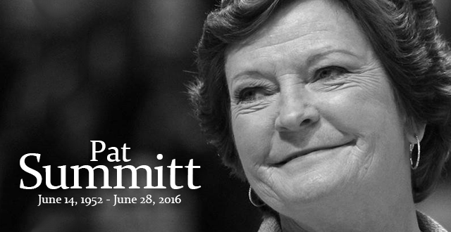 CoSIDA joins the rest of the world in mourning the loss of iconic University of Tennessee Head Women’s Basketball Coach Pat Summitt